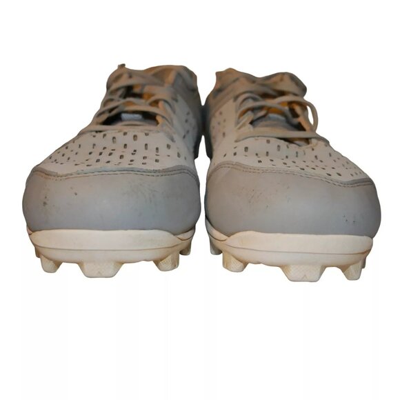 Under Armour Leadoff Low RM Baseball Cleats Men's Size 12 Gray Leather Summer Sp - Picture 6 of 12